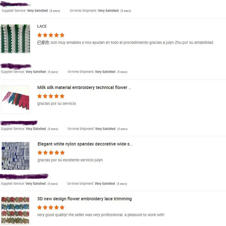 Colorful Guatemala Embroidered Perforation Organza Mesh Lace Trimming