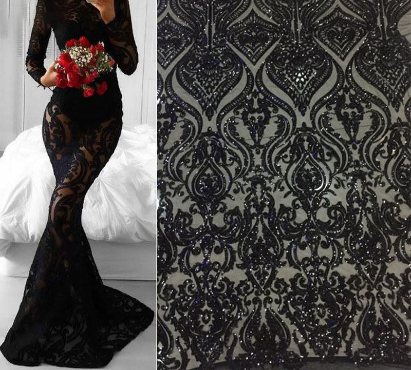 Handmade 2022 Colorful Wedding Lace Fabric 3d butterfly Beaded Embroidered by Yards