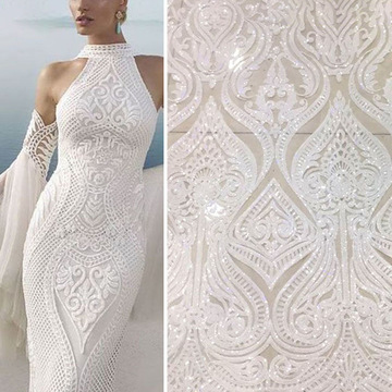 Handmade 2022 Colorful Wedding Lace Fabric 3d butterfly Beaded Embroidered by Yards